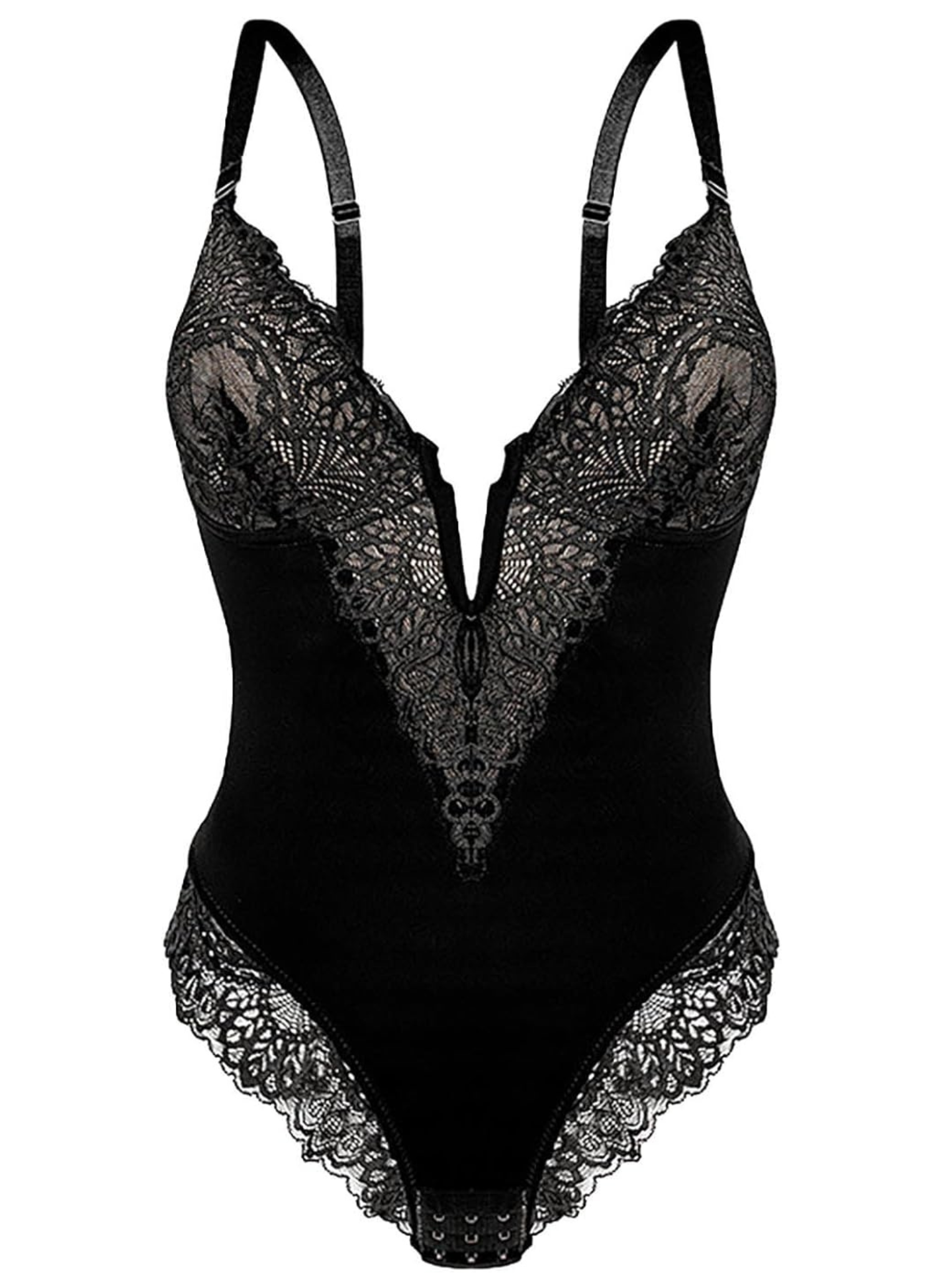 Body dentelle gainant